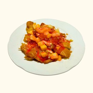 68. Pollo Con Salsa Agridulce