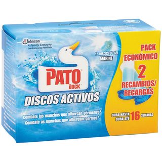 Discos Activos Recambio Pato 4 En 1 Aroma Frescor Marino 2 Uds