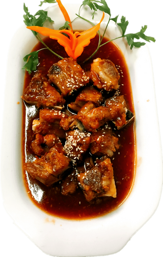 125-Costilla Con Salsa BBQ