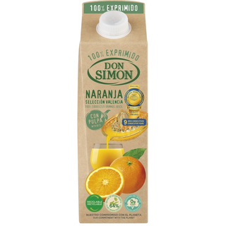 Zumo Don Simon De Naranja Con Pulpa Exprimido Brik 1 L.