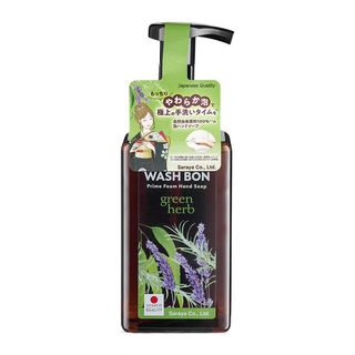 Sapun spuma cu efect de curatare – Washbon Green Herb, 450ml