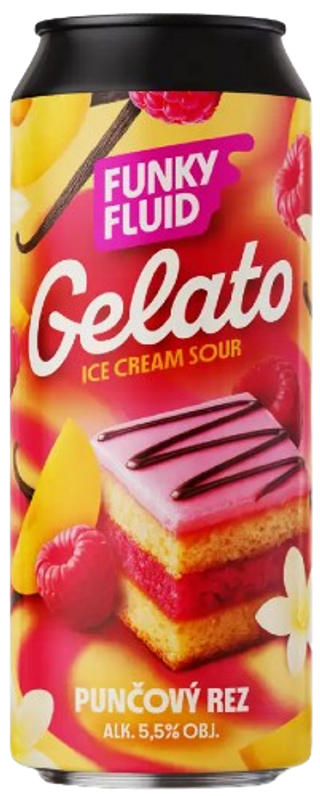 Gelato: Punčový Rez Funky Fluid Lata 50 cl.