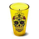 Bicchiere Calavera giallo