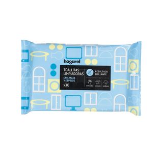 Toallitas Limpiacristales Hogarel 30 Uds