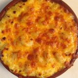 Patatas gratinadas kebab pollo 