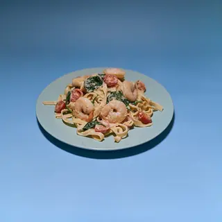 Tagliatelle z Krewetkami