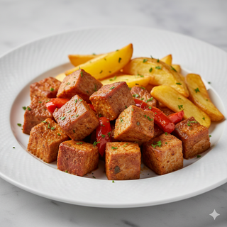 Ración De Razo De Cerdo Con Patatas