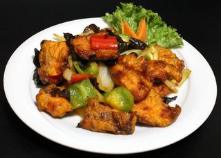 შემწვარი ორაგული სიჩუანურად, G14