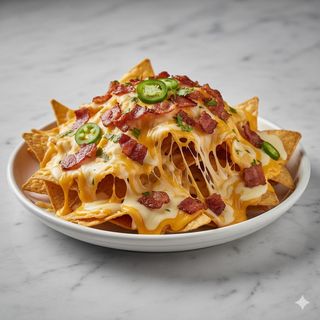 Natxos Con Bacon Y Queso