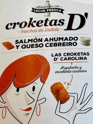 Croquetas De Salmón Ahumado Y Queso Cebreiro  (8 Uds.)