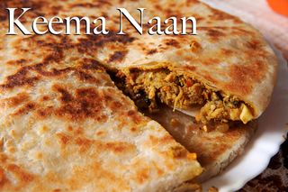 Naan ripieno di carne