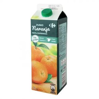 Zumo de Naranja Carrefour Brik 1 L.