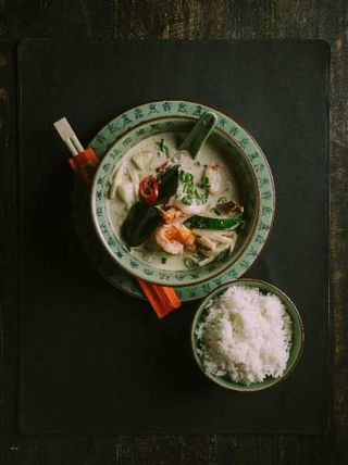 Caril Verde de Camarão