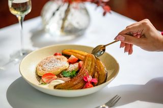 Caramelized Banana Pancakes