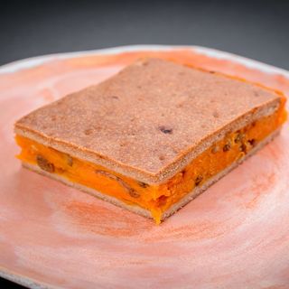 Plăcintă cu dovleac fără zahăr (făină integrală, de post)