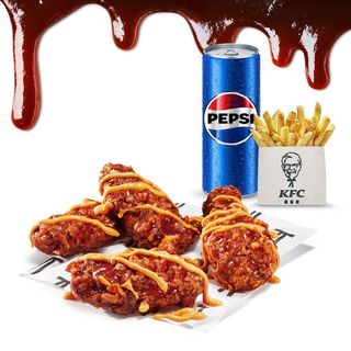 Menu 4 Alette Piccanti Glassate + salsa Spicy