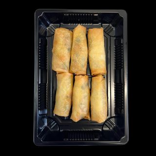 mini rolos de queijo (6 pçs)