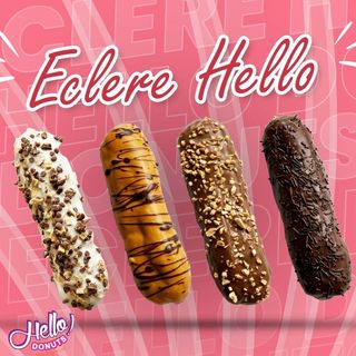 2 Eclairs by HD - Fistic ( umpl. fistic) si Kiss ( umpl.ciocolata) plus 1 Bautura 500 ml Gratis