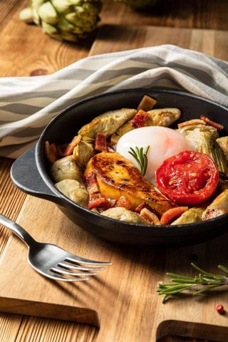 CAZOLETA CARCIOFI E FOIE