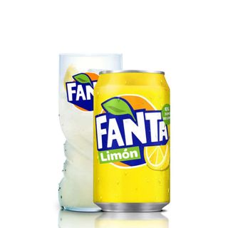 Fanta Limón lata 330ml.