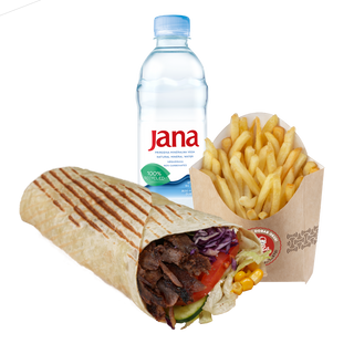 STEAK KEBAB MENU TORTILJA - MALA