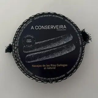Navajas de las rias gallegas al natural A CONSERVEIRA - 120 gr.