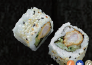 California De Ebi Tempura Maki (6 Uds.)