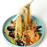 Лагман с морепродуктами