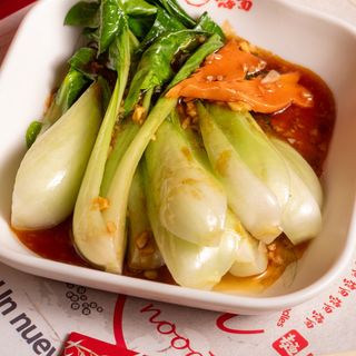 Pak Choy Salteado Con Ajo