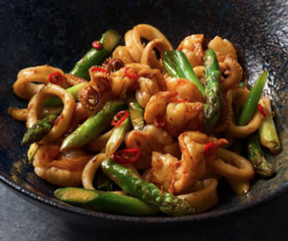 Mariscos Salteados Al Pao