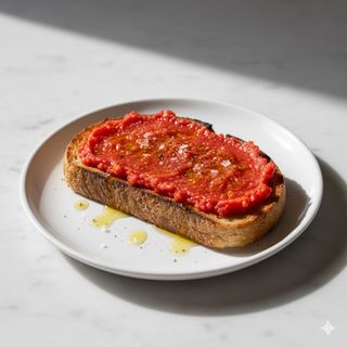 Tostada De Aceite Y Tomate