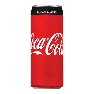 კოკა კოლა 0.33 უშაქრო