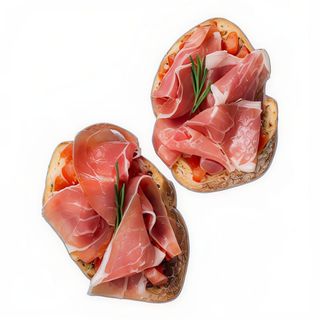 Pan, Ajo, Tomate y Serrano