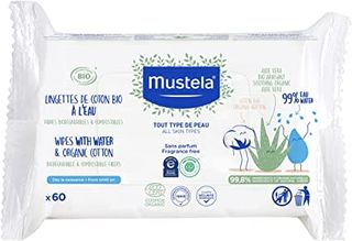 Mustela Lingettes Bio A L'eau Pac 60