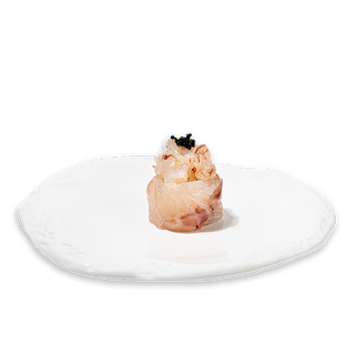 73.Gunkan pescado blanco (1 pza.)