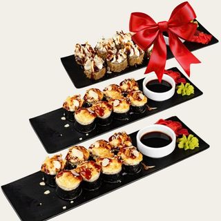 Якимашита с угрем+Якимашита угрем+Салмон темпура в подарок