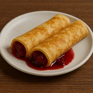 Clătite cu dulceață