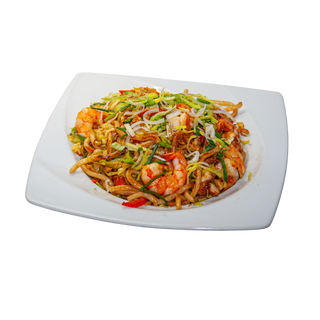 Chow Mein Camarão