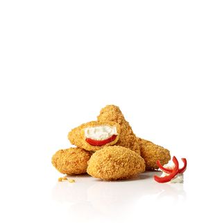 Jalapeño peperoncino rosso piccante con philadelphia fritto in pastella 4 pezzi