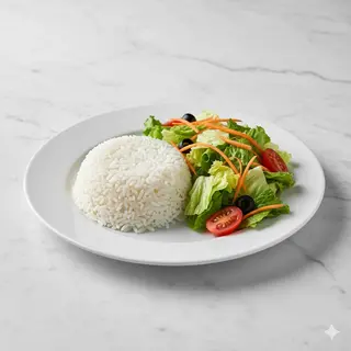 Arroz con vegetales