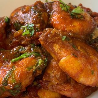 Rogan Josh de gambas