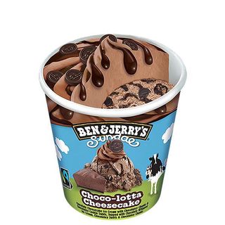 B&J Sundae Chocolotta-Cheesecake