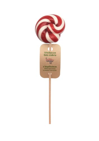 Lizak Z Ksylitolu Truskawkowy 20g