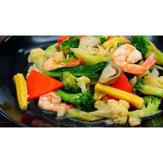 Prawns with Mixed Vegetables