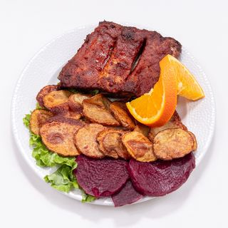 Coaste porc cu cartofi 450g