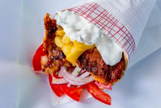 Gyros mixt la pita