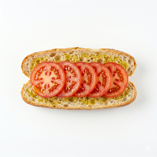 Pitufo De Aceite Y Tomate
