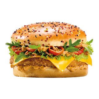 Single Soprano Burger Spicy Tomato Chicken