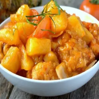 Pollo con Piña