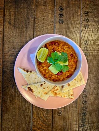 Chilli cu linte și dovleac